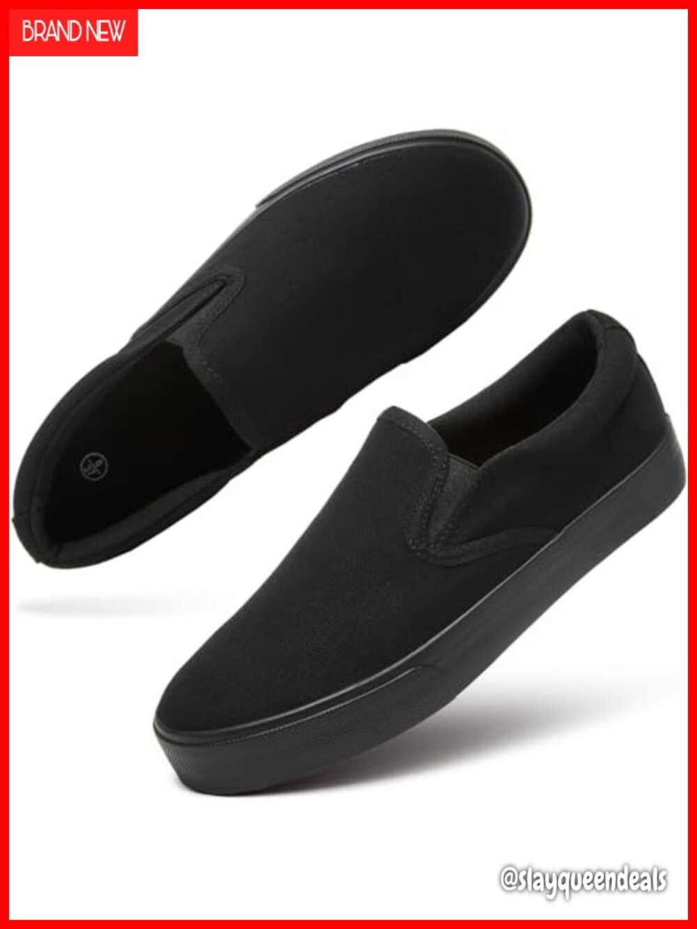 Canvas Slip On Sneakers Non Slip Loafers Comfortable Breathable